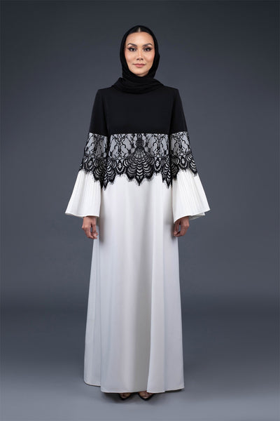 Amina Abaya in White