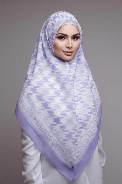 RR French Cotton Scarf in Lilac