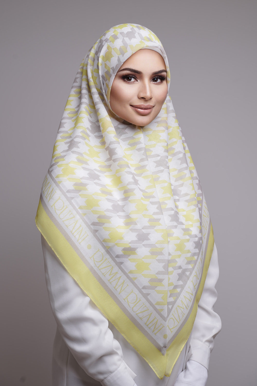 RR French Cotton Scarf in Yellow