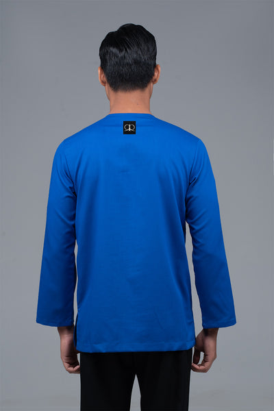 Ikmal in Royal Blue